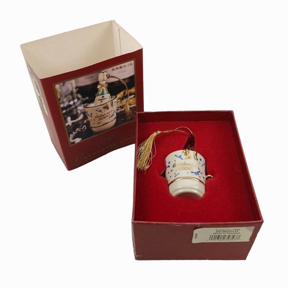 Lenox Ornament Celebrate 2000 Millenium Edition Korbel Champagne Bottle - Picture 1 of 10
